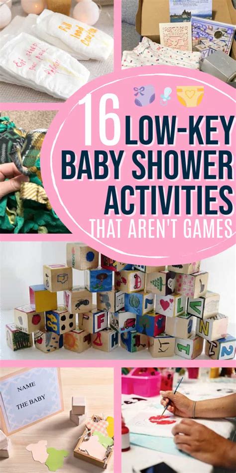 baby shower activities that aren't games|unique baby shower activity ideas.